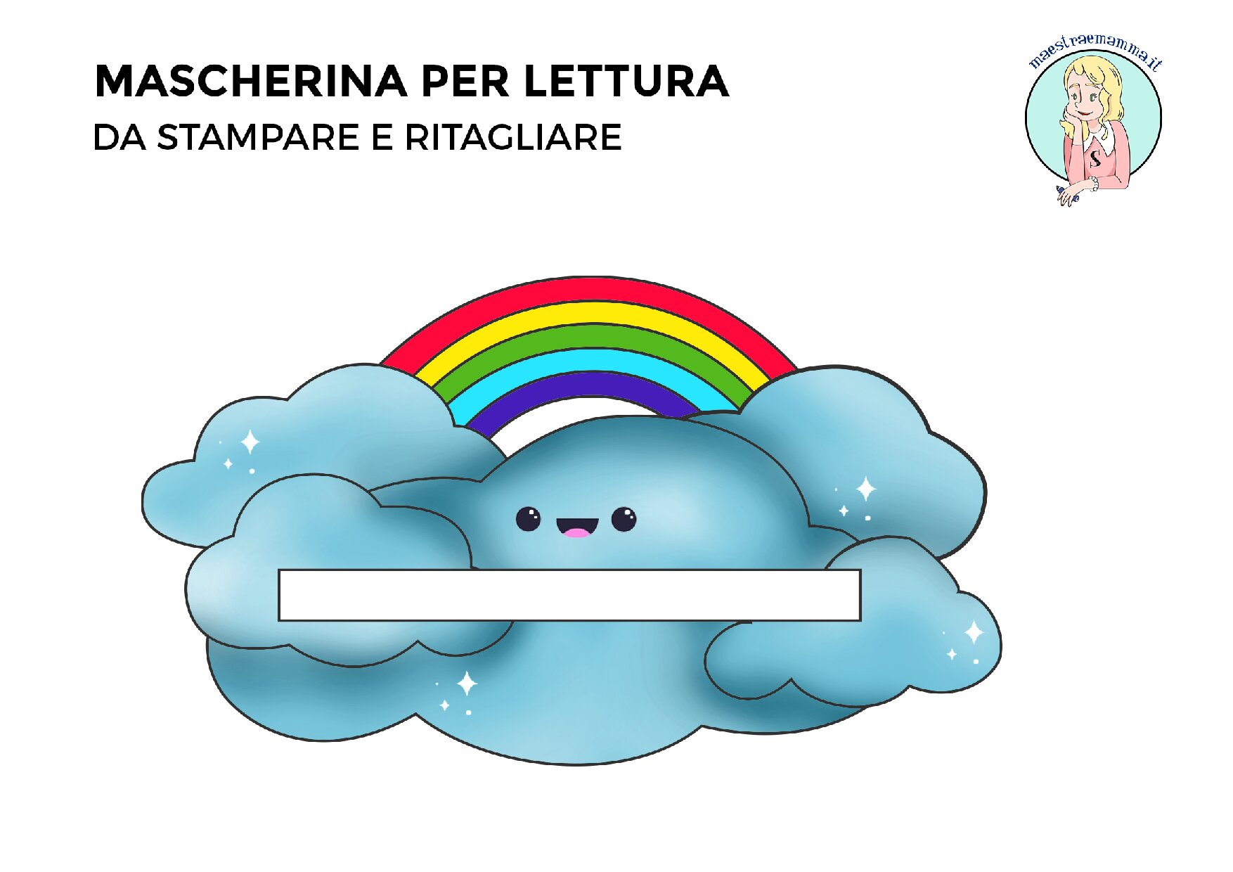 COLORI - PDF per stampare la maschera per la lettura