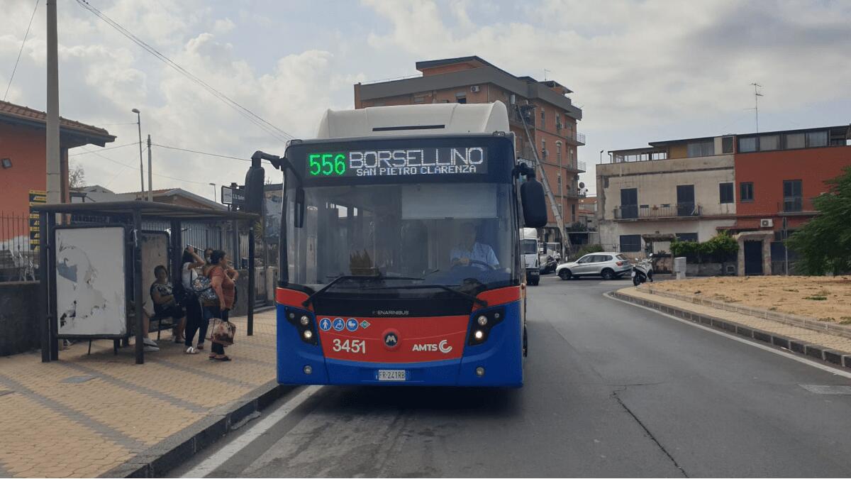 Entra ufficialmente in funzione il rinnovato 556 Amts: prima corsa inaugurale a San Pietro Clarenza - 