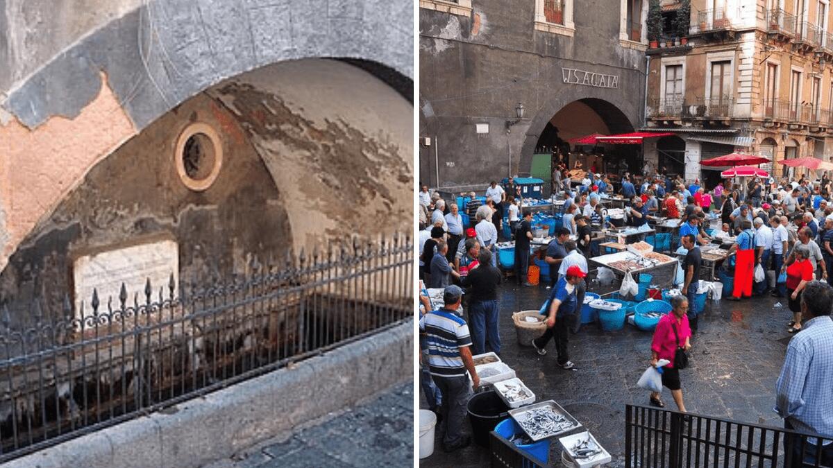 Pescheria, partono i lavori di restauro della fontana dei Sette canali e della Porta di Carlo V (LEGGI QUANDO) - 