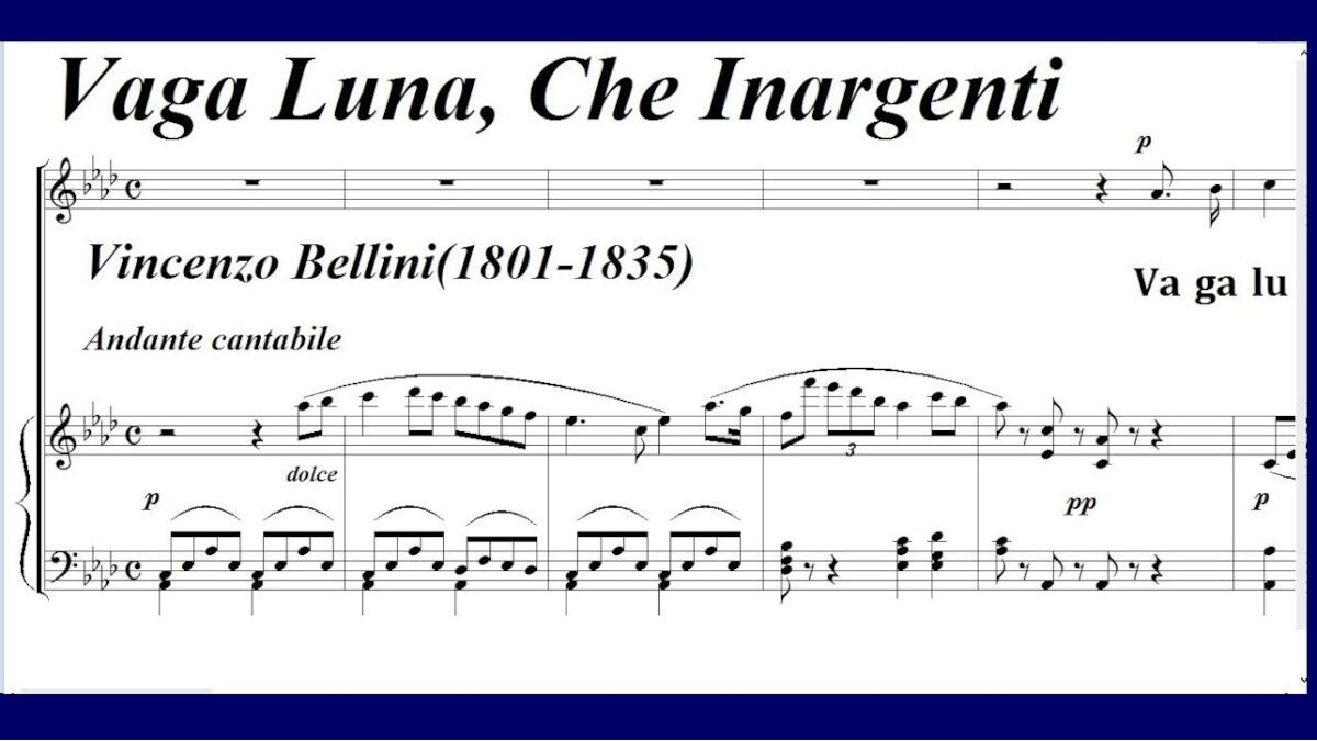 Vaga luna che inargenti: omaggio vita e opere Cigno catanese alla Villa Bellini - 