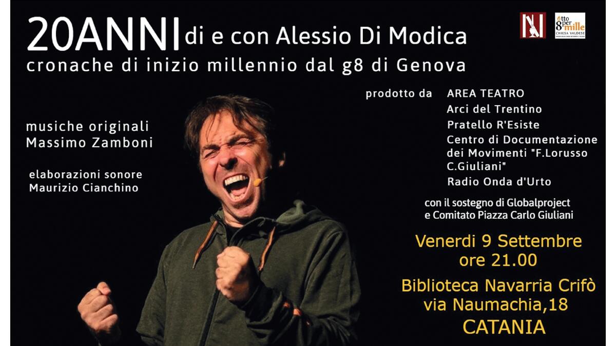 Monologo d’interesse culturale nel giardino della Biblioteca Navarria Crifò: ingresso gratuito - 