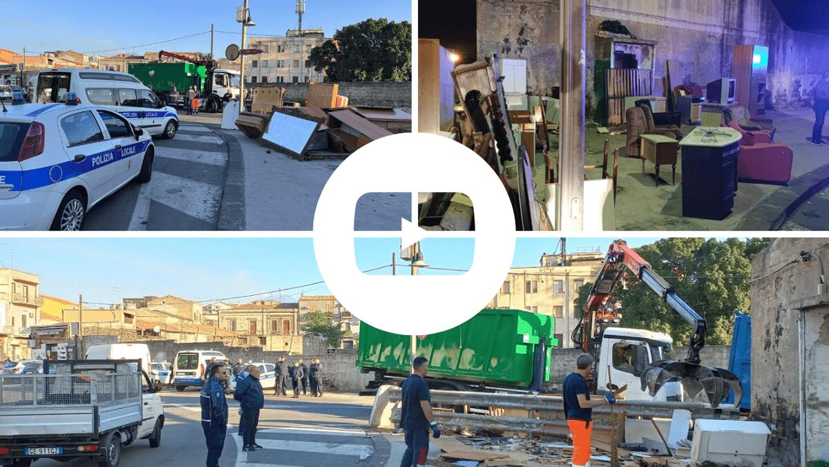 Occupazione abusiva, liberati oltre 200 mq. di suolo pubblico in via Acquicella (VIDEO) - 