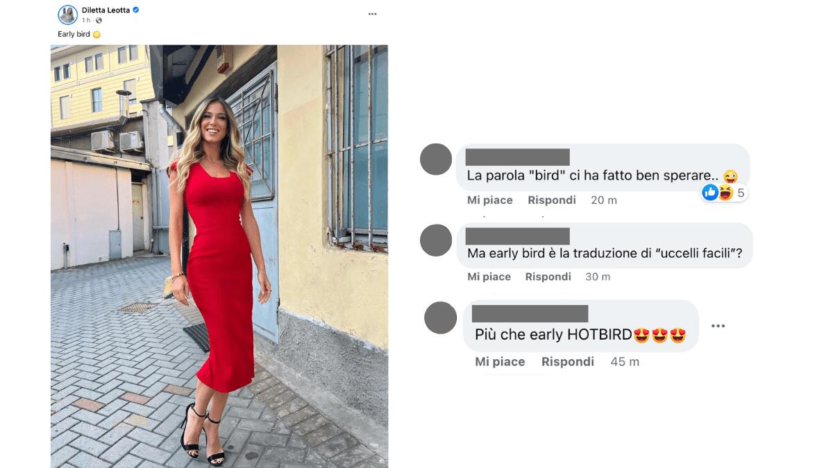 La gaffe di Diletta Leotta sui social che fa impazzire i followers - 