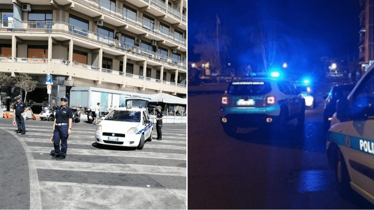 Controlli straordinari Polizia Municipale nelle piazze Europa, Stesicoro, Federico di Svevia - 