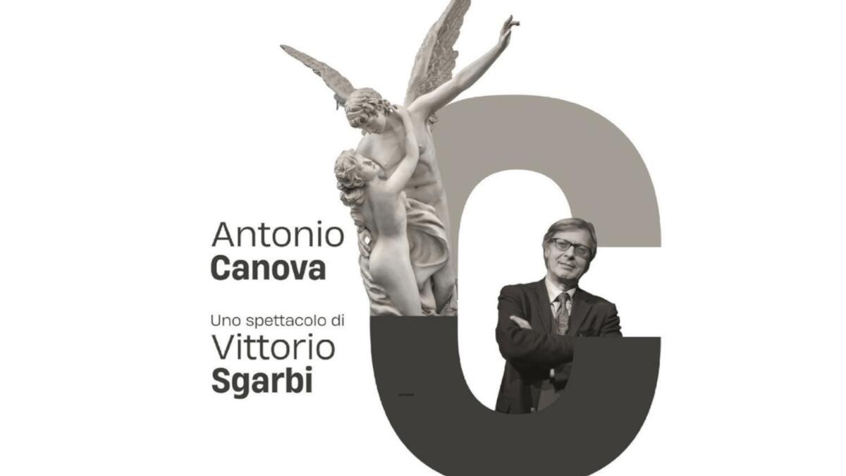Vittorio Sgarbi al Teatro Angelo Musco per lo spettacolo “Antonio Canova” - 