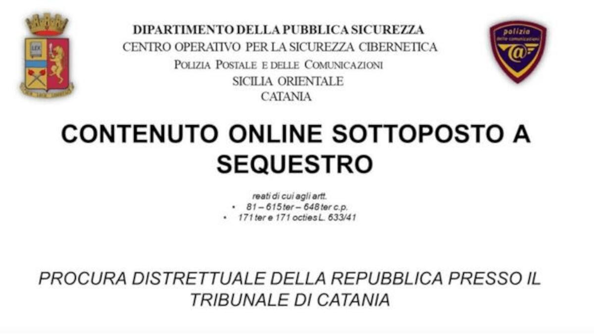 Famosissimo sito illegale per la PayTV sequestrato: fondamentale azione Polizia Postale Catania - 