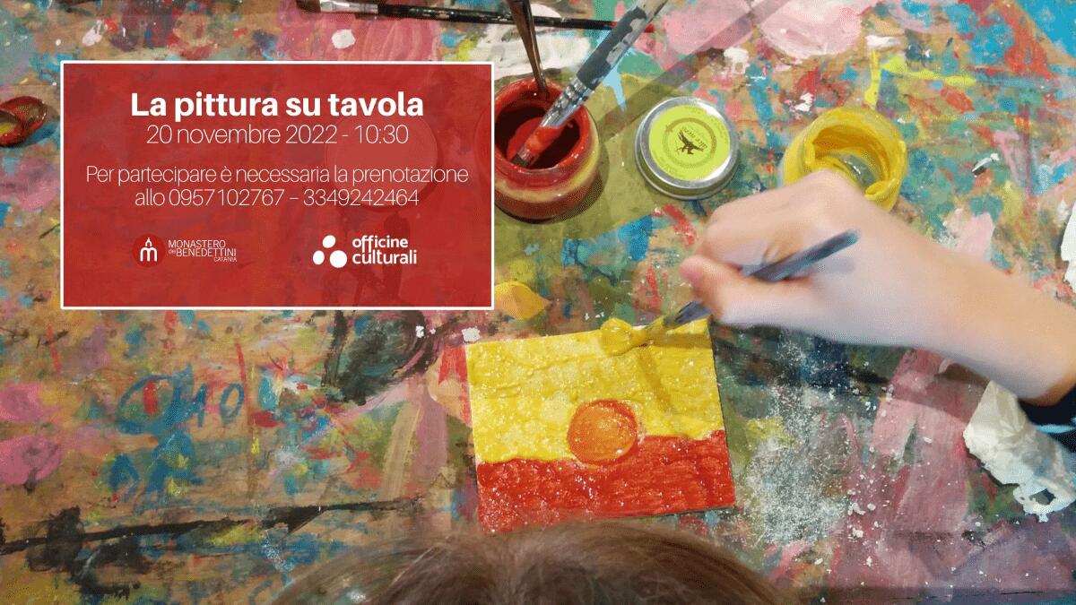 Una domenica alternativa? Portate i bambini al Monastero dei Benedettini per “La pittura su tavola” - 