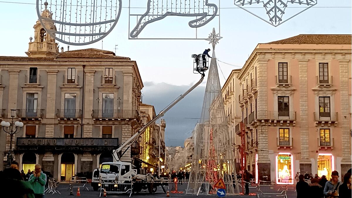 Natale arriva a Catania: da domani si respirerà l’aria natalizia nel centro storico - 
