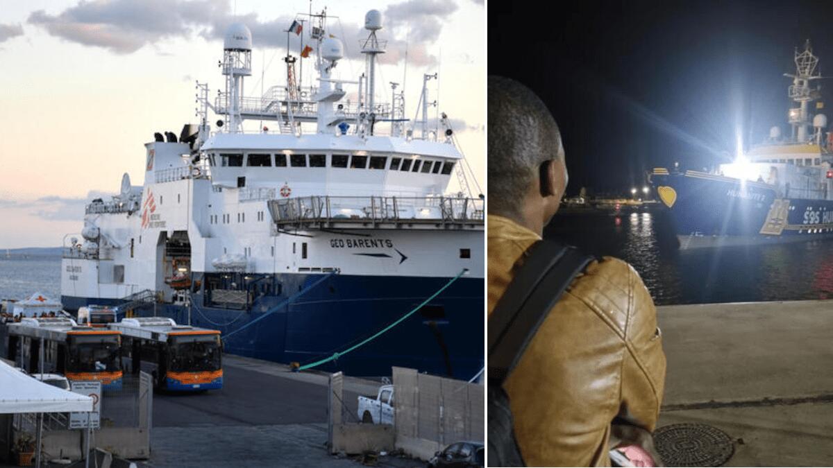 4 navi Ong area Catania. Ok Stato per Humanity e Geo Barents: sbarcano naufraghi (ma non tutti) - 