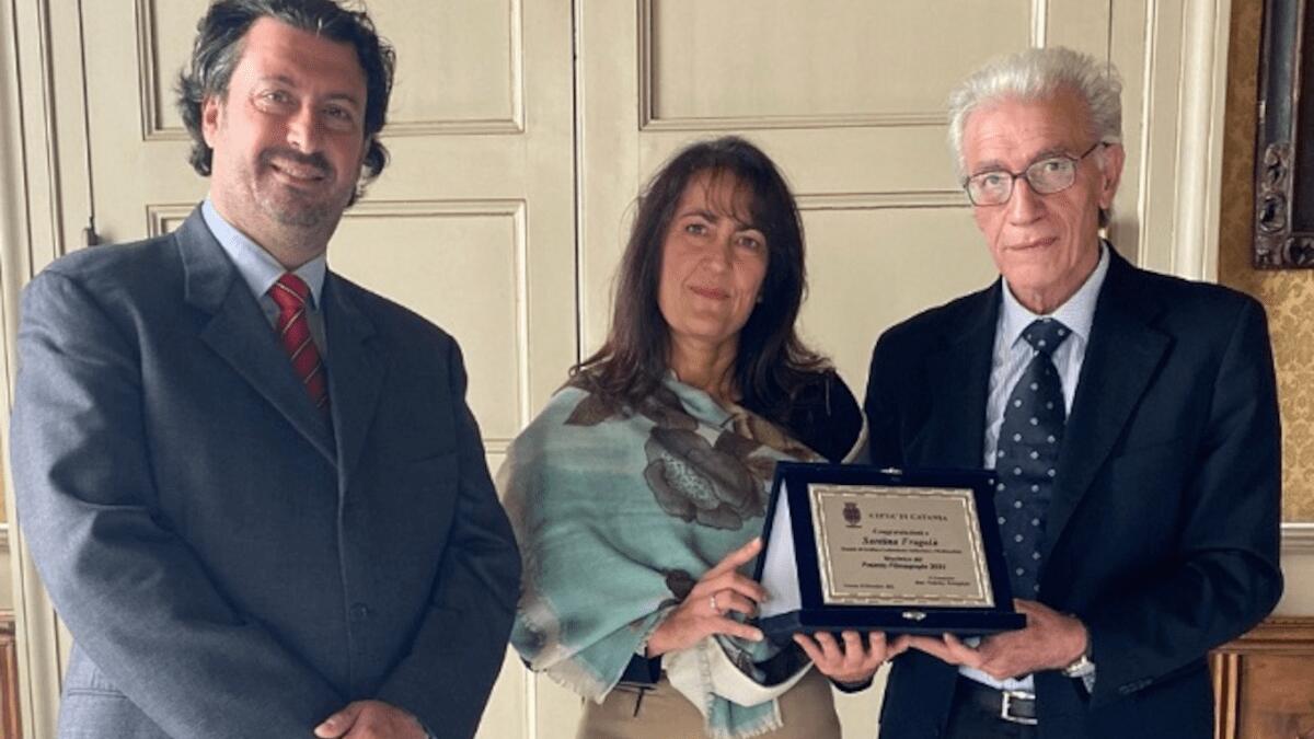 Accolta al Comune la catanese vincitrice del Premio Filmagogia della mostra di Venezia - 