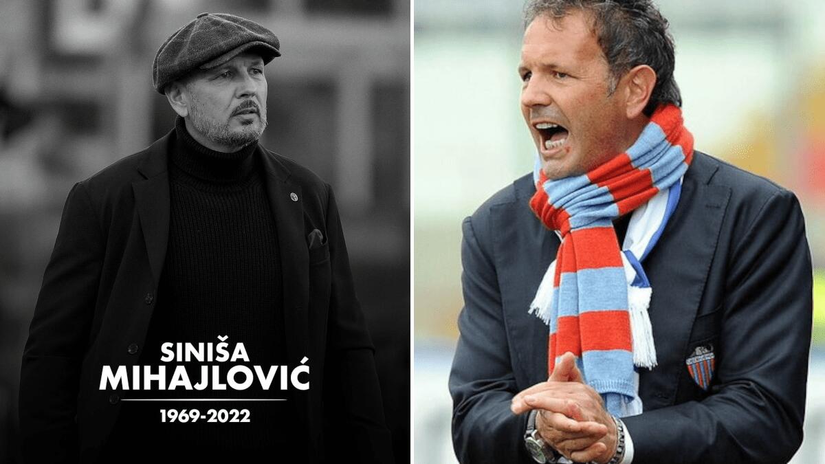 La Catania sportiva (e no) ricorda Siniša Mihajlović: il serbo entrato nel cuore dei catanesi - 