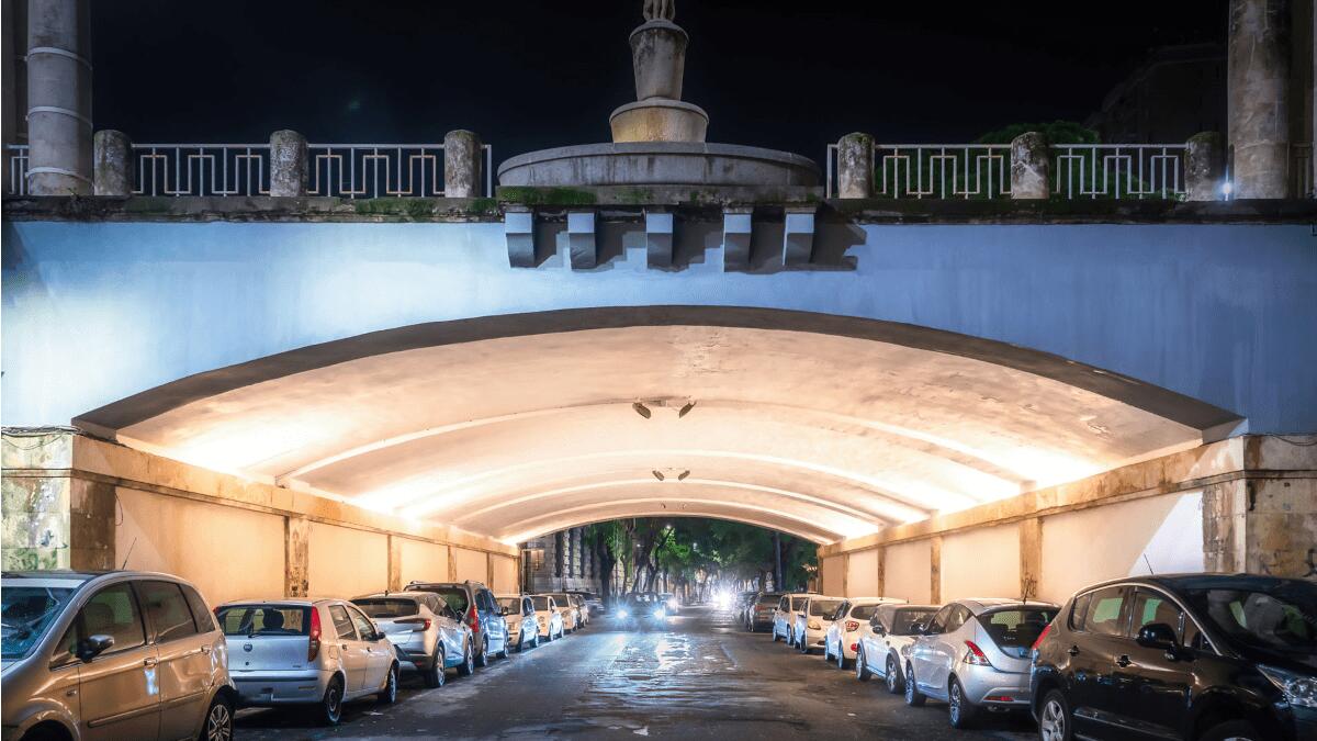 Il sottopasso del Giardino Bellini torna a splendere: ultimato i lavori di restyling in via Sant’Euplio - 