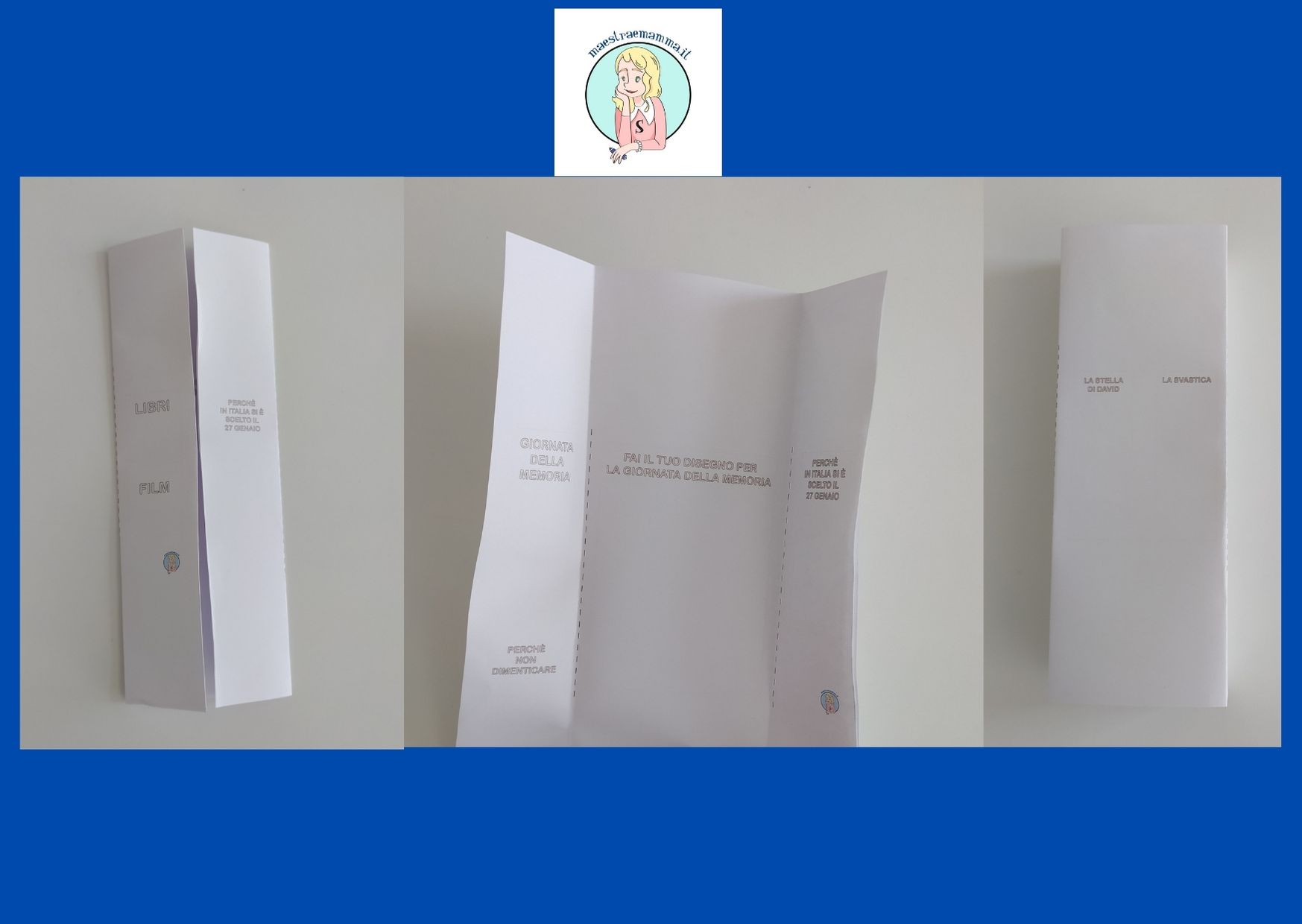 Lapbook IL GIORNO DELLA MEMORIA olocausto shoah scuola primaria