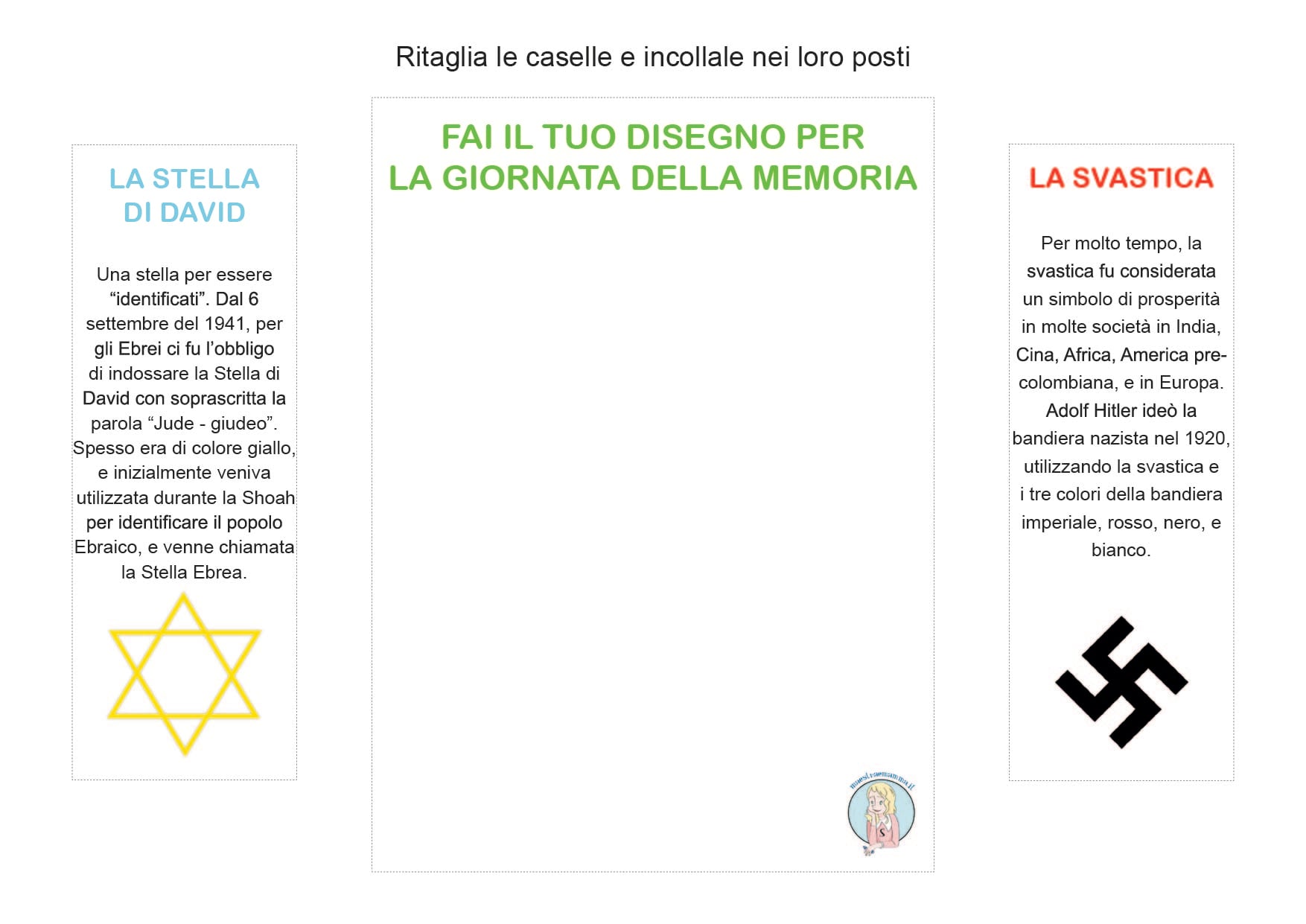 Lapbook IL GIORNO DELLA MEMORIA olocausto shoah scuola primaria