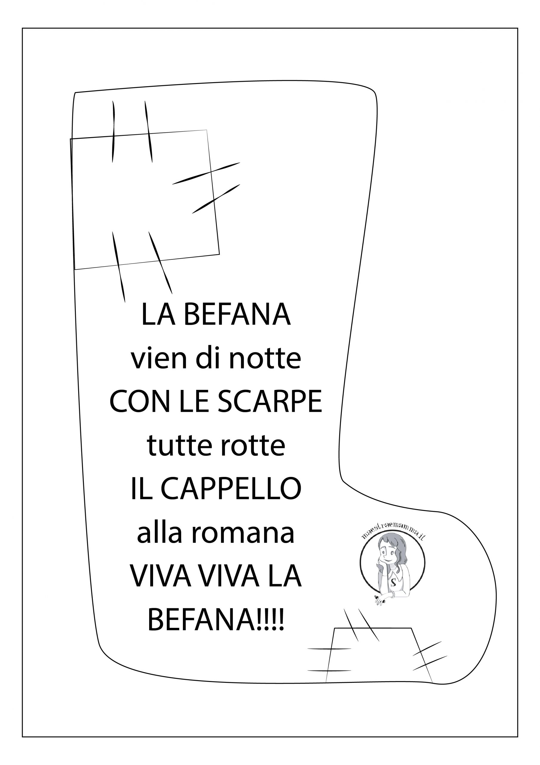 poesia la befana vien di notte