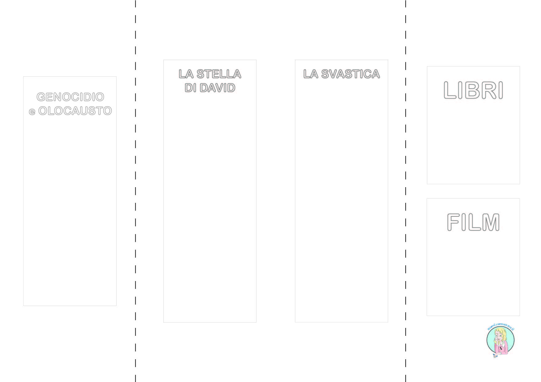 Lapbook IL GIORNO DELLA MEMORIA olocausto shoah scuola primaria