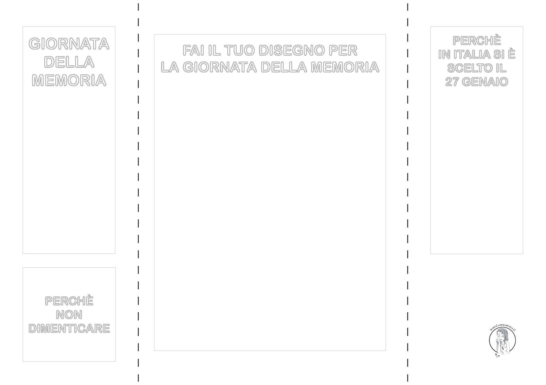 Lapbook IL GIORNO DELLA MEMORIA olocausto shoah scuola primaria