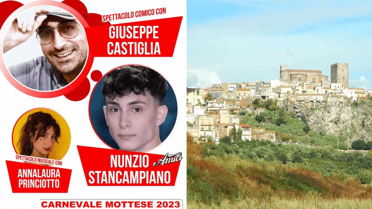 Carnevale di Motta Sant’Anastasia 2023: il programma dello spettacolo comico e musicale - 