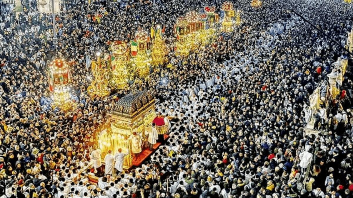 Sant'Agata 2023: 3 eventi insoliti durante le oltre 40 ore di processione dei festeggiamenti agatini - 