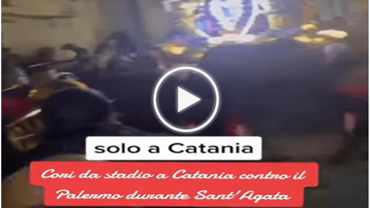 Cori contro Palermo durante la Festa di Sant’Agata: il video che ha scatenato la polemica - 
