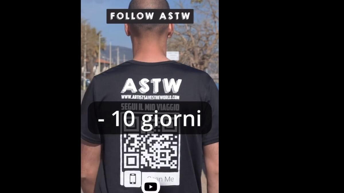 "Artist Saves the World", meno 10 giorni dalla partenza del cammino di Vin Faro - 