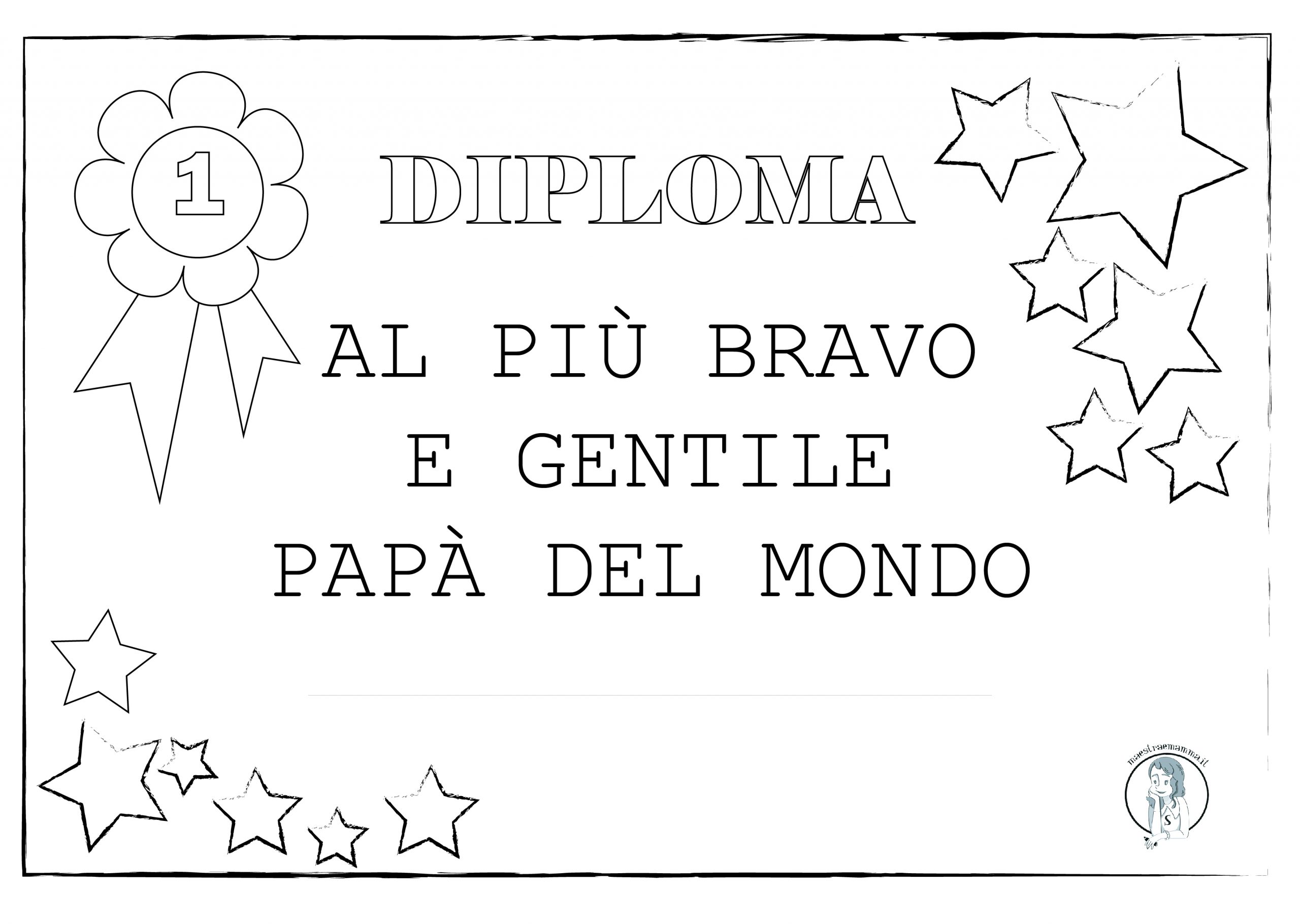 lavoretto diploma migliore papà merito festa del papà