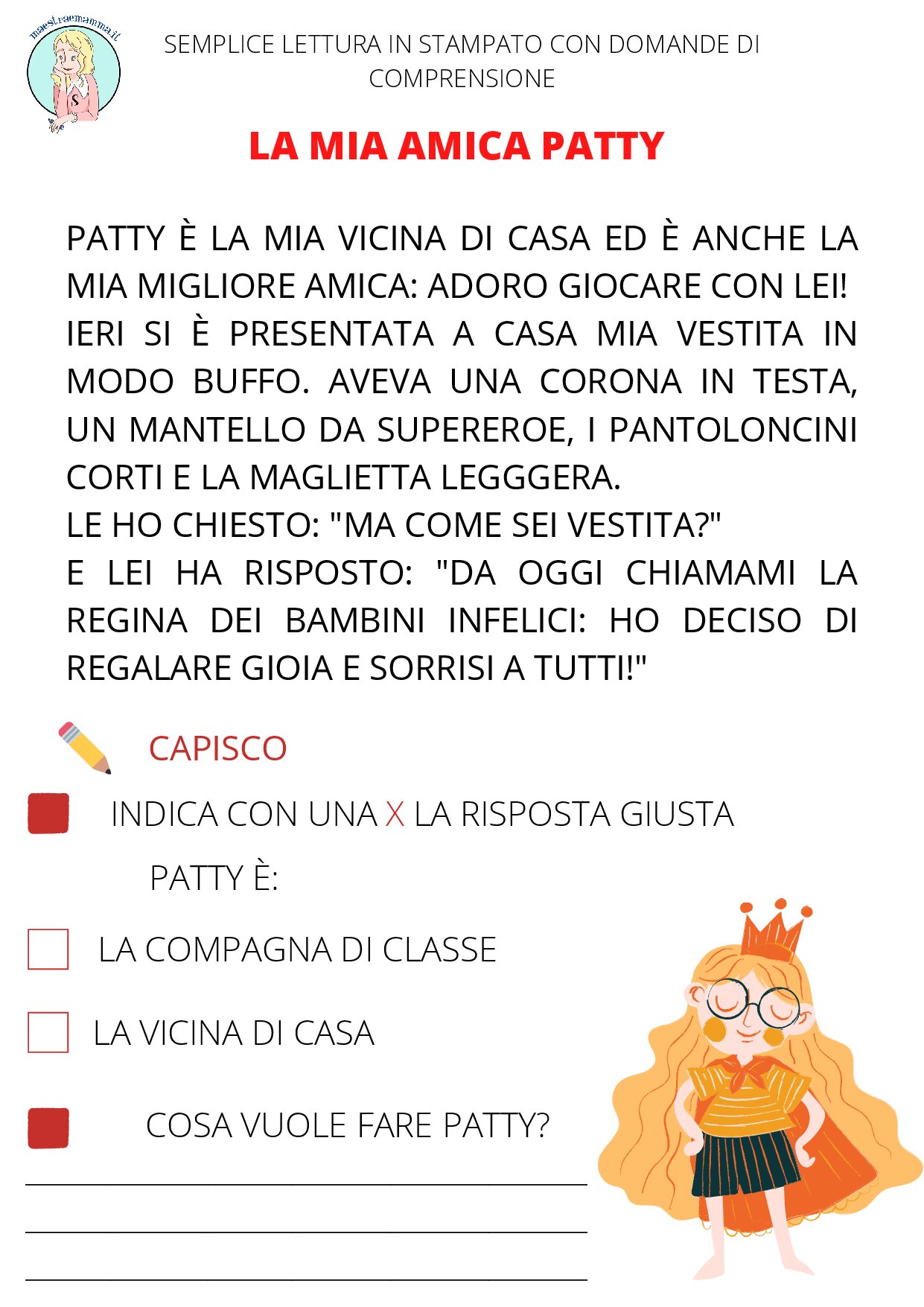 PDF storia LA MIA AMICA PATTY