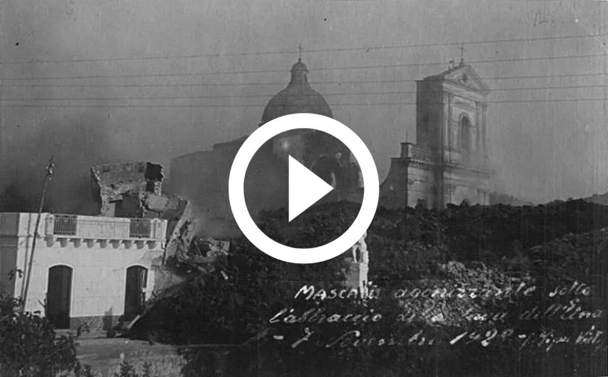 La Tragica Eruzione dell'Etna del 1928: il Video della Furia da "Muntagna" - 