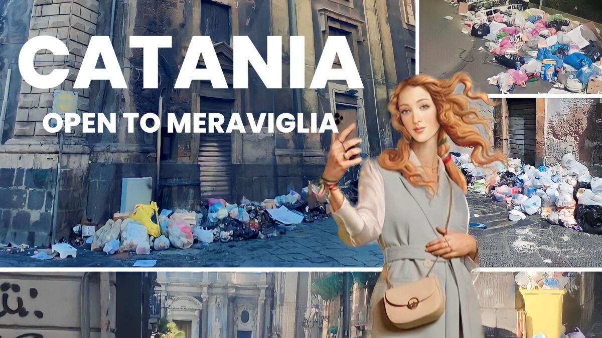 "Open to munnizza", la versione catanese della Venere di Armando Testa - 