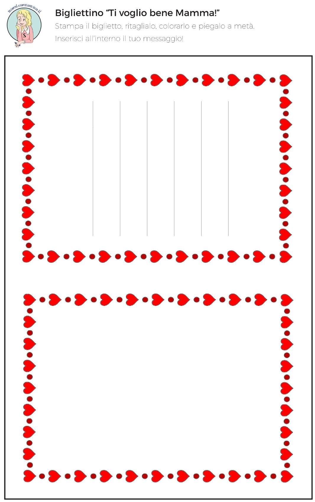 8. PDF da scaricare Card Ti voglio bene mamma- a colori