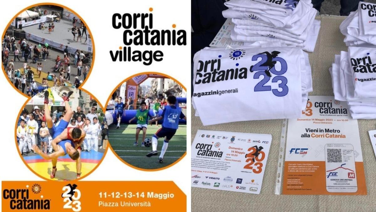 Corri Catania Village, inizia la festa in Piazza Università - 