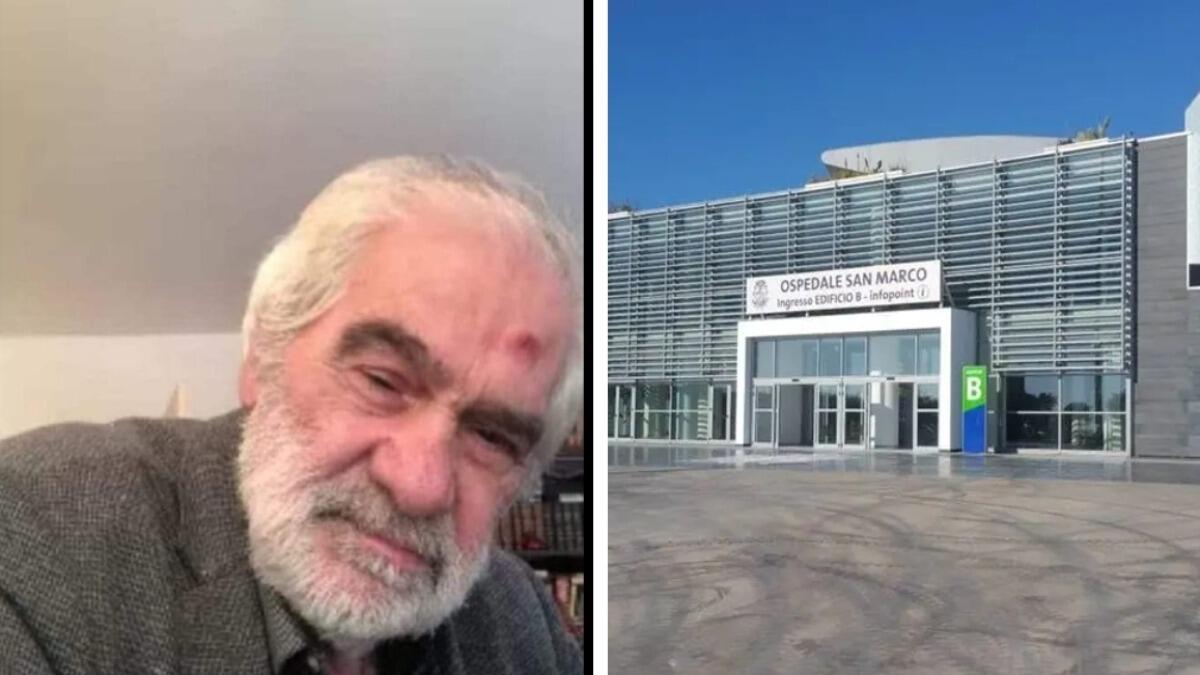 Anziano scomparso dall'ospedale San Marco, ritrovato Giuseppe Neri - 