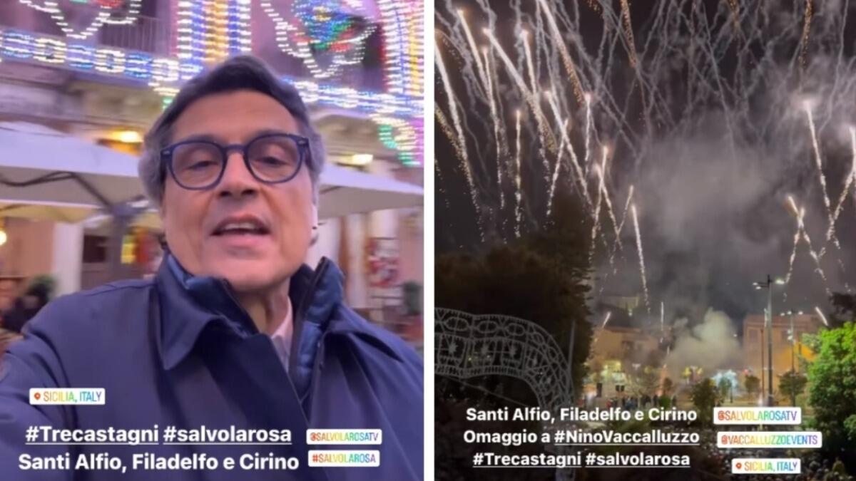 Salvo La Rosa a Trecastagni, il suo racconto della festa di Sant'Alfio 2023 - 