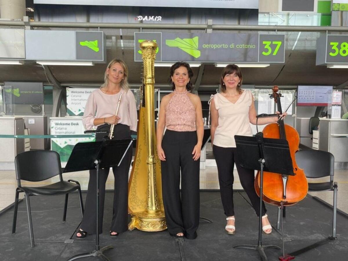 Aeroporto di Catania: Grande Festa della Musica con l’Idyllic Trio dell’Orchestra del Teatro Massimo Bellini - 