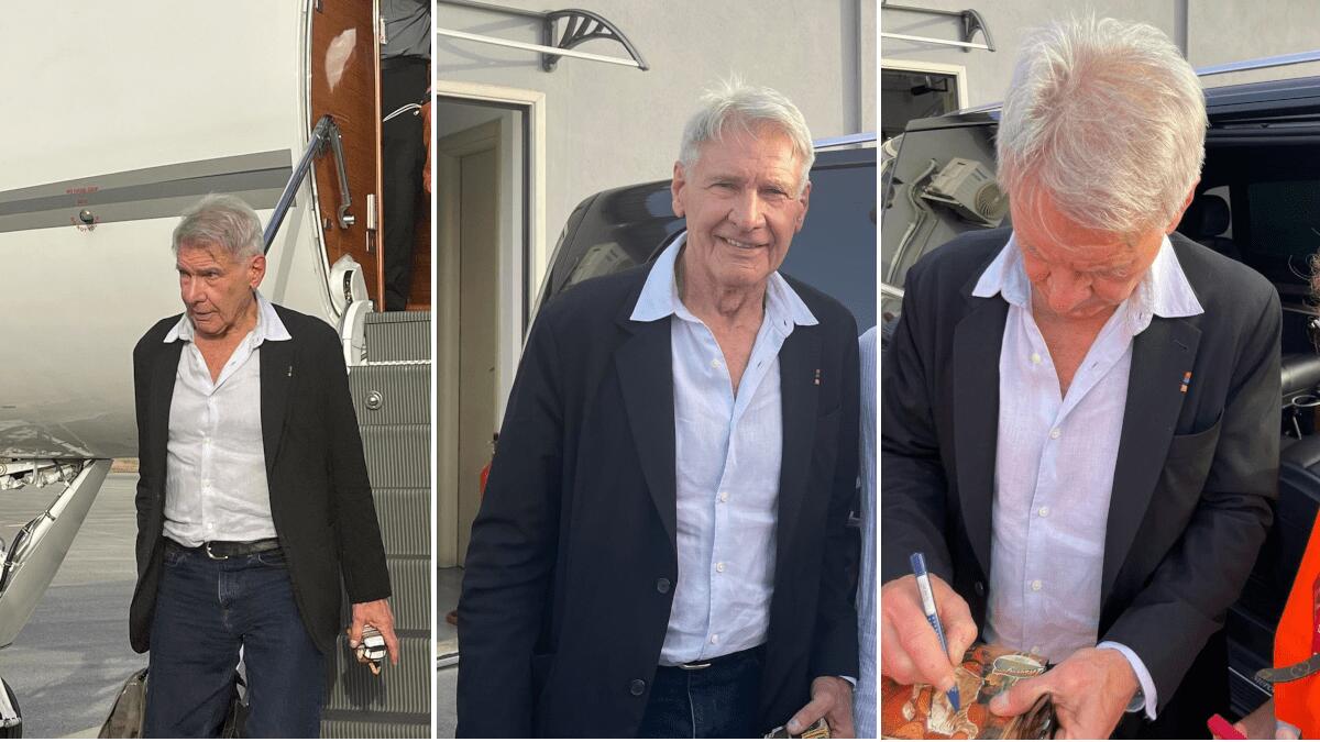Harrison Ford torna in Sicilia: avvistato Indiana Jones all'aeroporto di Catania «affabile e disponibile» - 