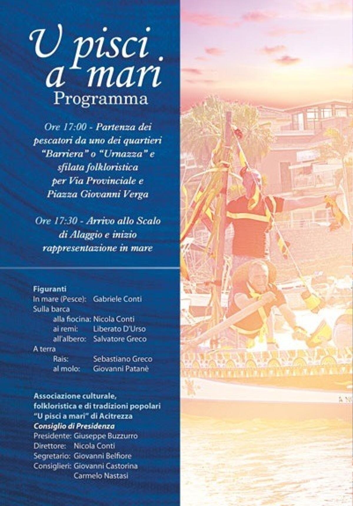 Festa di San Giovanni Battista, ad Acitrezza si rinnova "U pisci a mari". Ecco il programma della festa - 