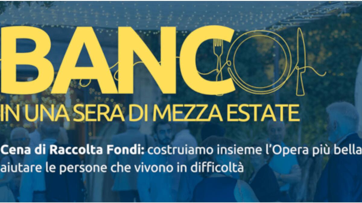 Domani la cena di solidarietà per sostenere il Banco Alimentare della Sicilia e celebrare i 25 anni - 