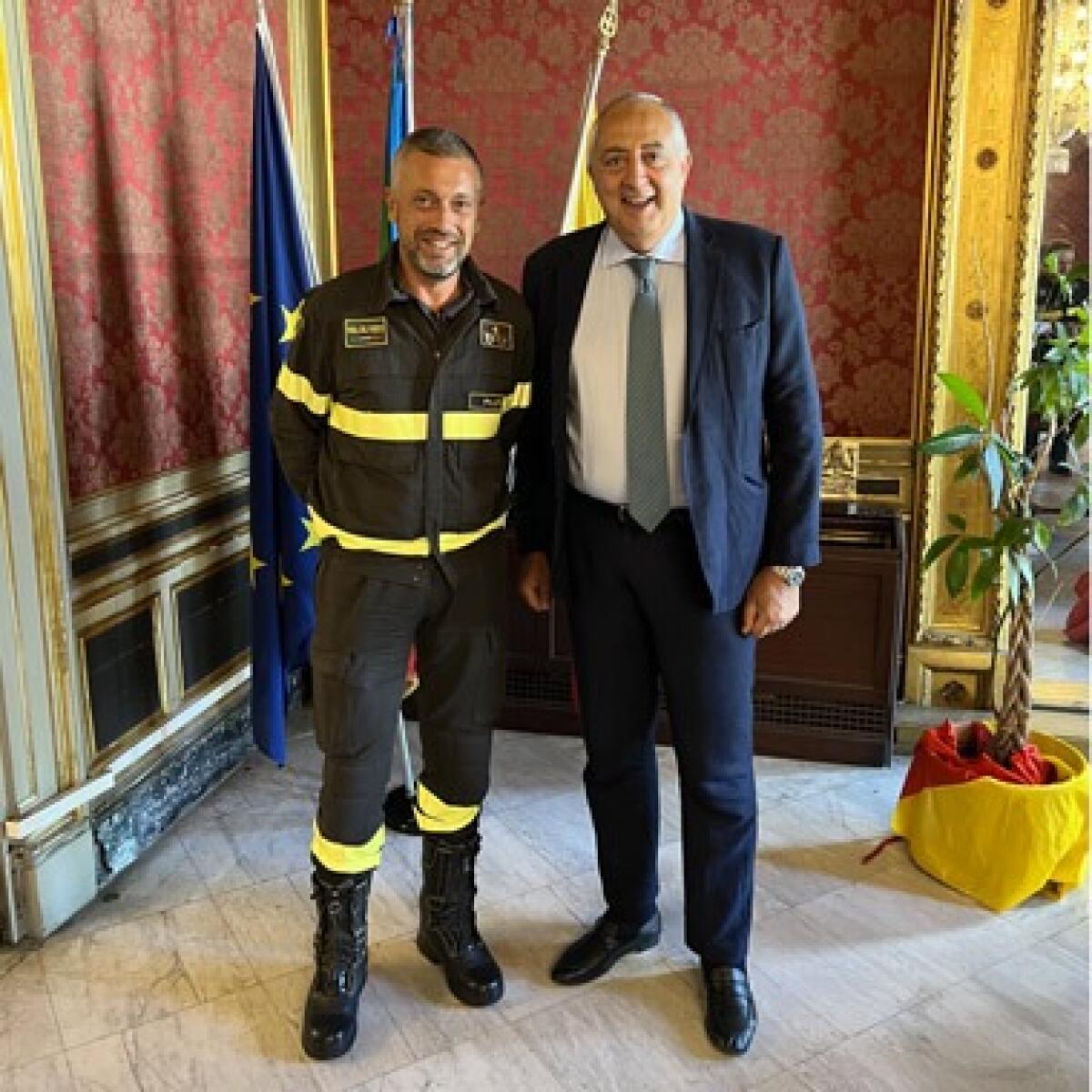 Palermo: Il Comune dà il benvenuto al nuovo Comandante provinciale dei Vigili del fuoco e rinnova la massima collaborazione - 