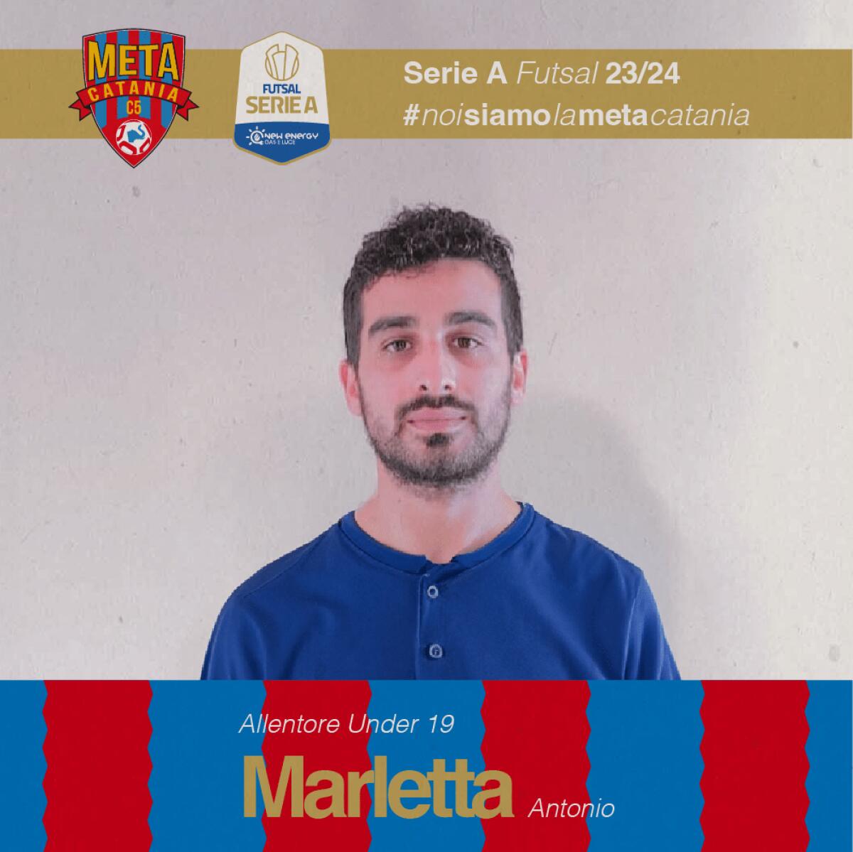 Meta Catania rinnova con Coach Antonio Marletta: fiducia e prospettive per la formazione Under 19 - 