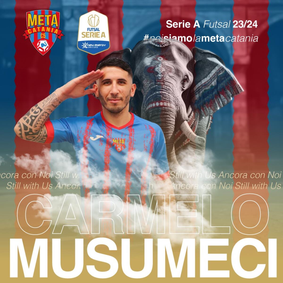 Meta Catania annuncia Carmelo Musumeci come capitano per la stagione 2023-2024: una storia infinita di passione e vittorie - 
