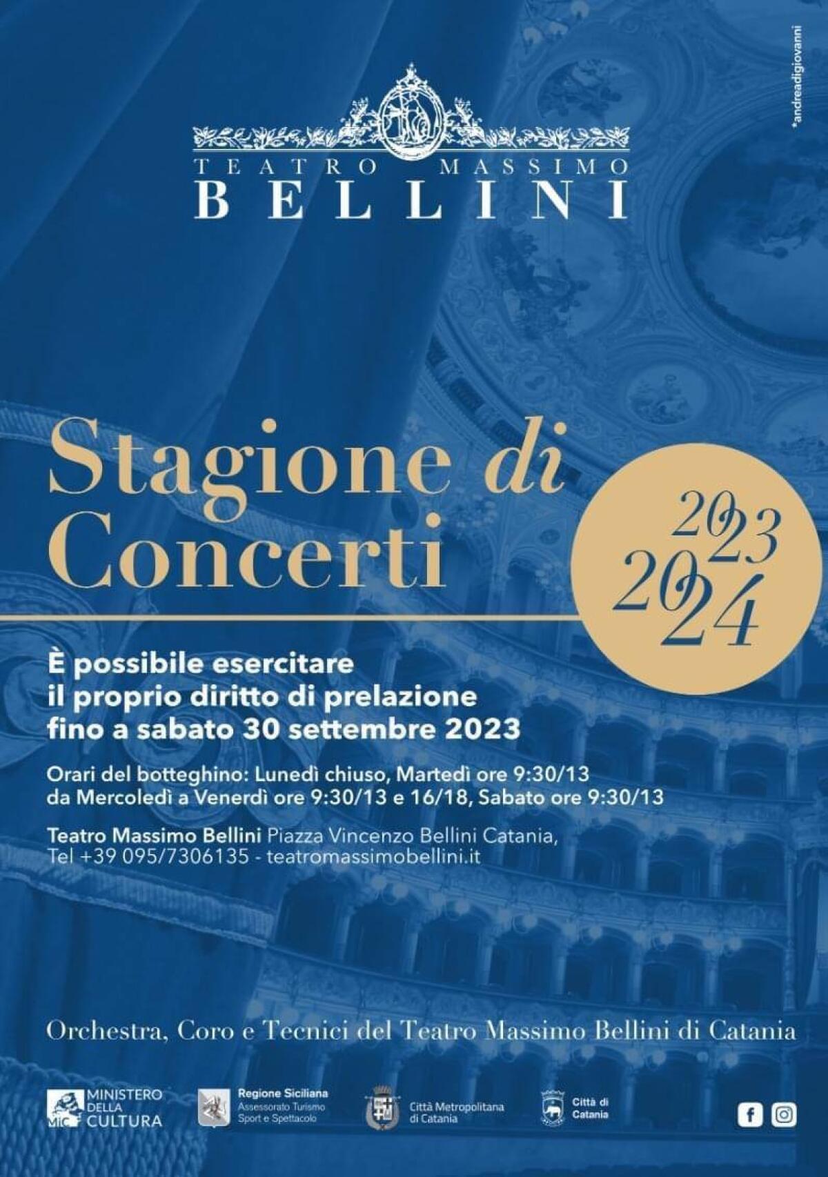 Teatro Massimo Bellini di Catania: Un’esplosione di musica classica e novità nel programma 2023-2024! - 