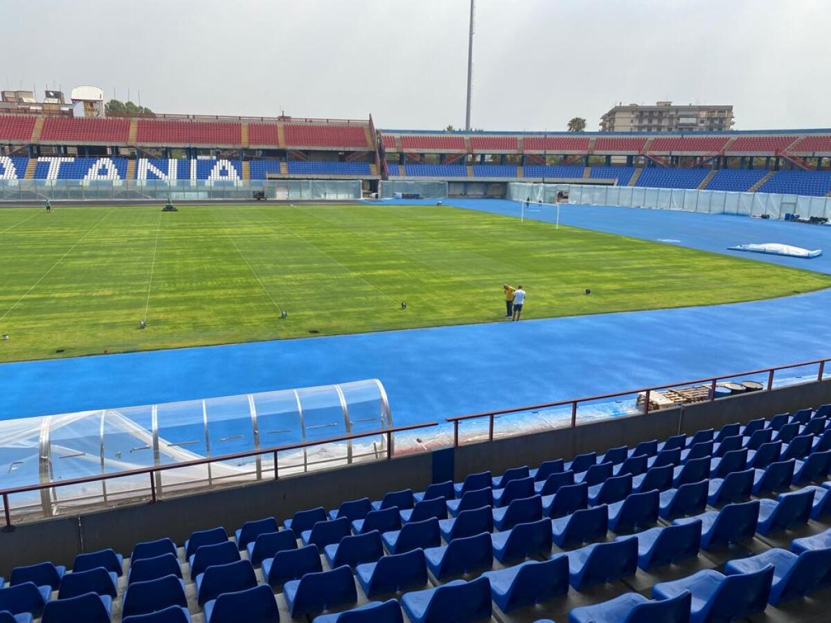 Stadio Massimino: lavori di riqualificazione completati in tempo per il match Catania-Crotone - 