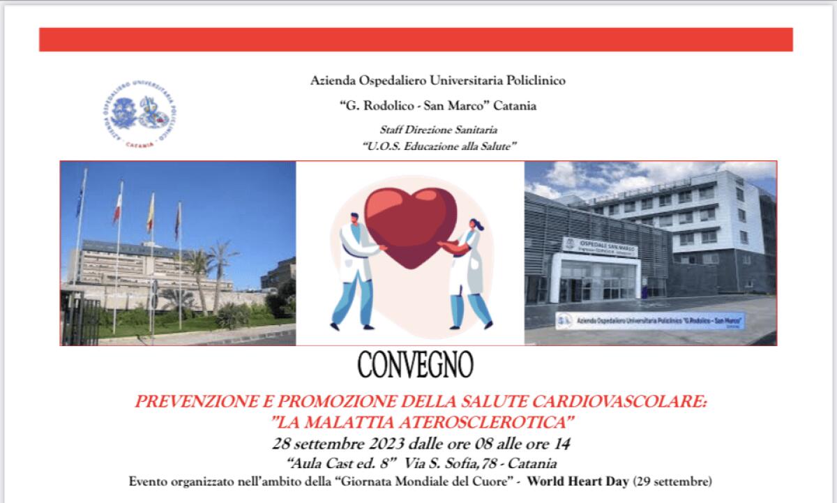 Convegno sulla salute cardiovascolare: prevenzione e promozione della malattia aterosclerotica - 