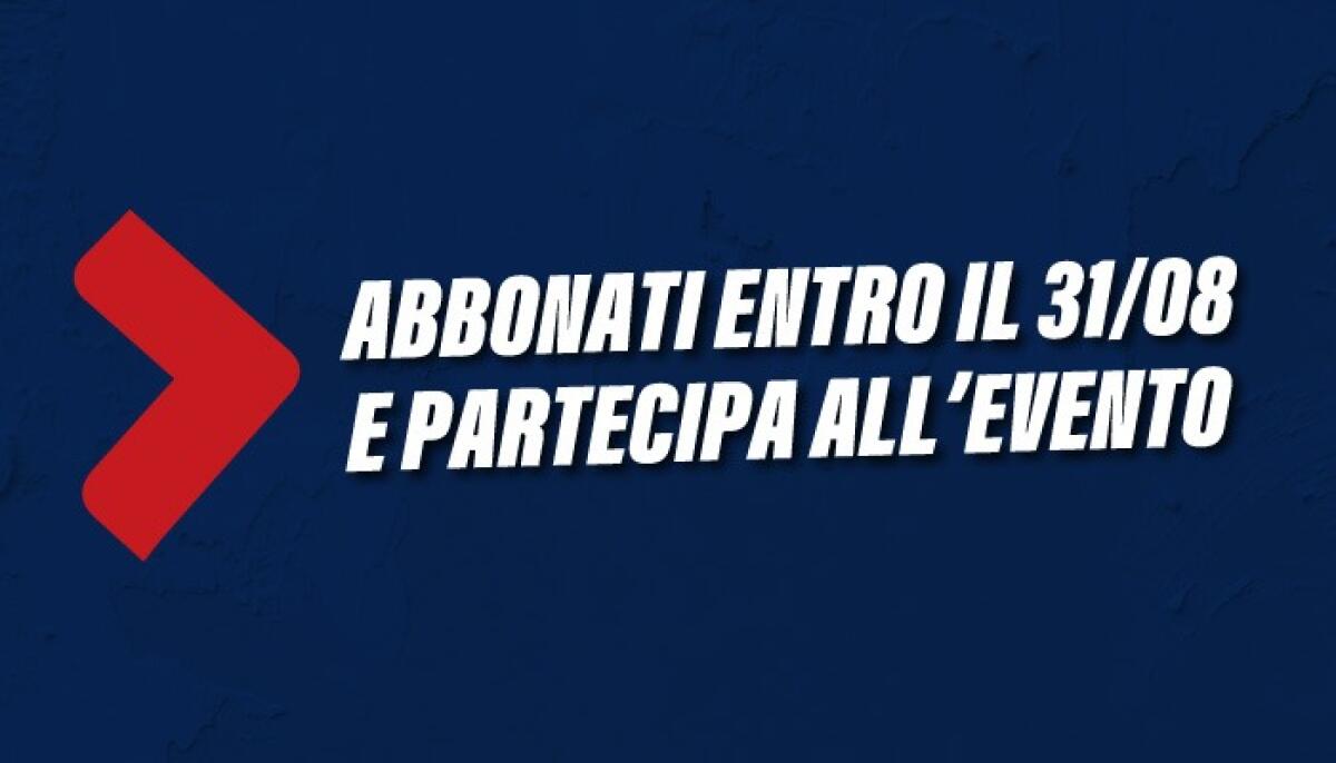Evento esclusivo per gli abbonati: ritira in anticipo la card abbonamento e incontra i giocatori della Farmitalia Saturnia Volley al PalaCatania - 