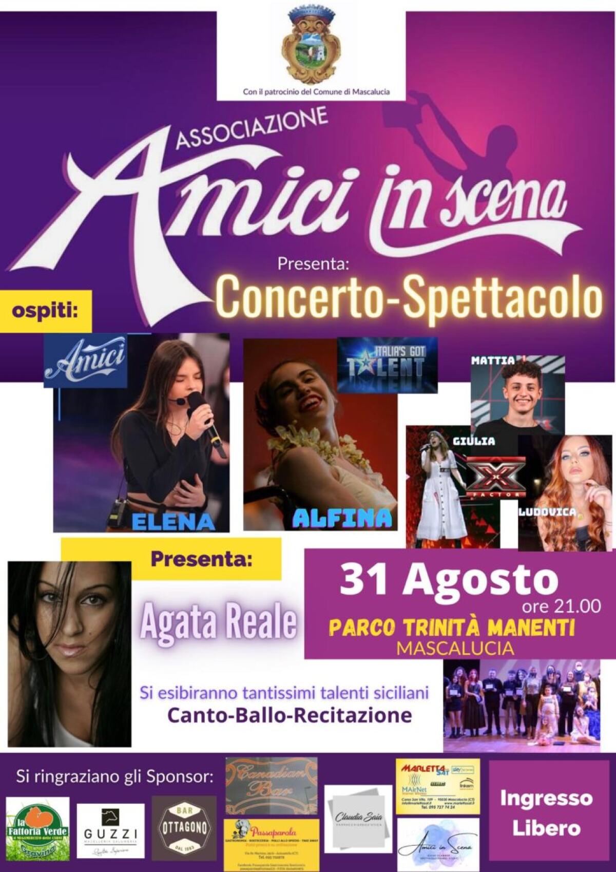 Mascalucia, presentato il Concerto- spettacolo "Amici in scena". I dettagli dell'evento tanto atteso dell'estate - 
