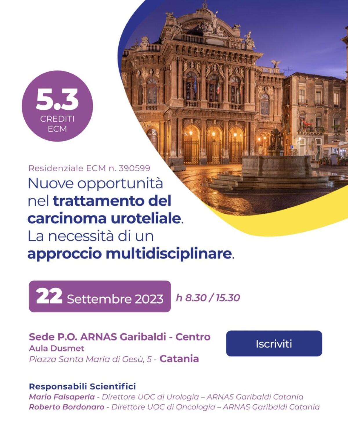 Nuove opportunità nel trattamento del carcinoma uroteliale: l’approccio multidisciplinare dell’Ospedale Garibaldi di Catania - 