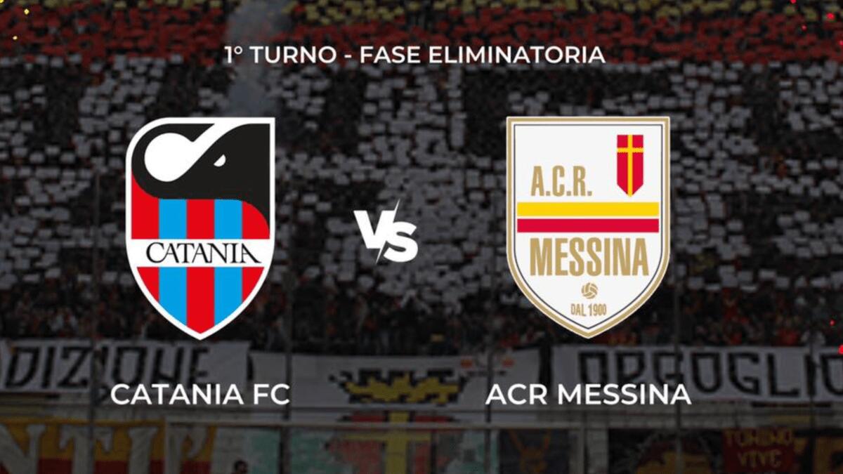 Coppa Italia Serie C, al primo turno è derby siculo: Catania Fc contro Messina - 