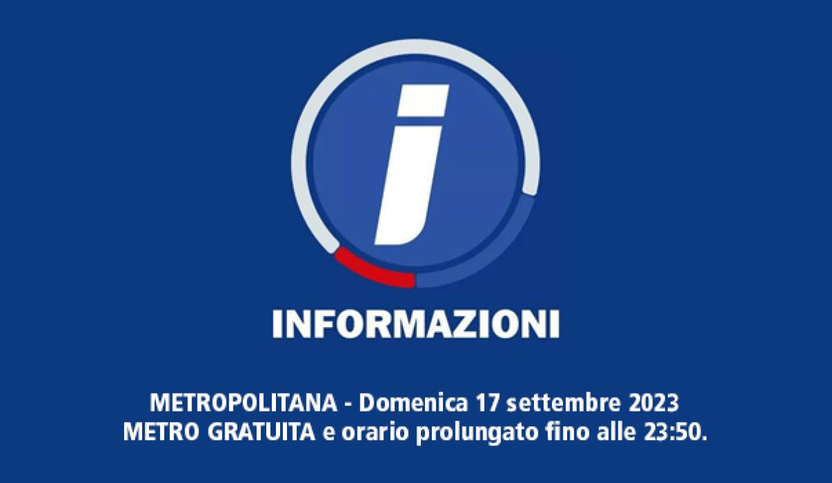 METROPOLITANA di Catania: Utilizzo gratuito e orario prolungato per la SETTIMANA EUROPEA DELLA MOBILITÀ - 