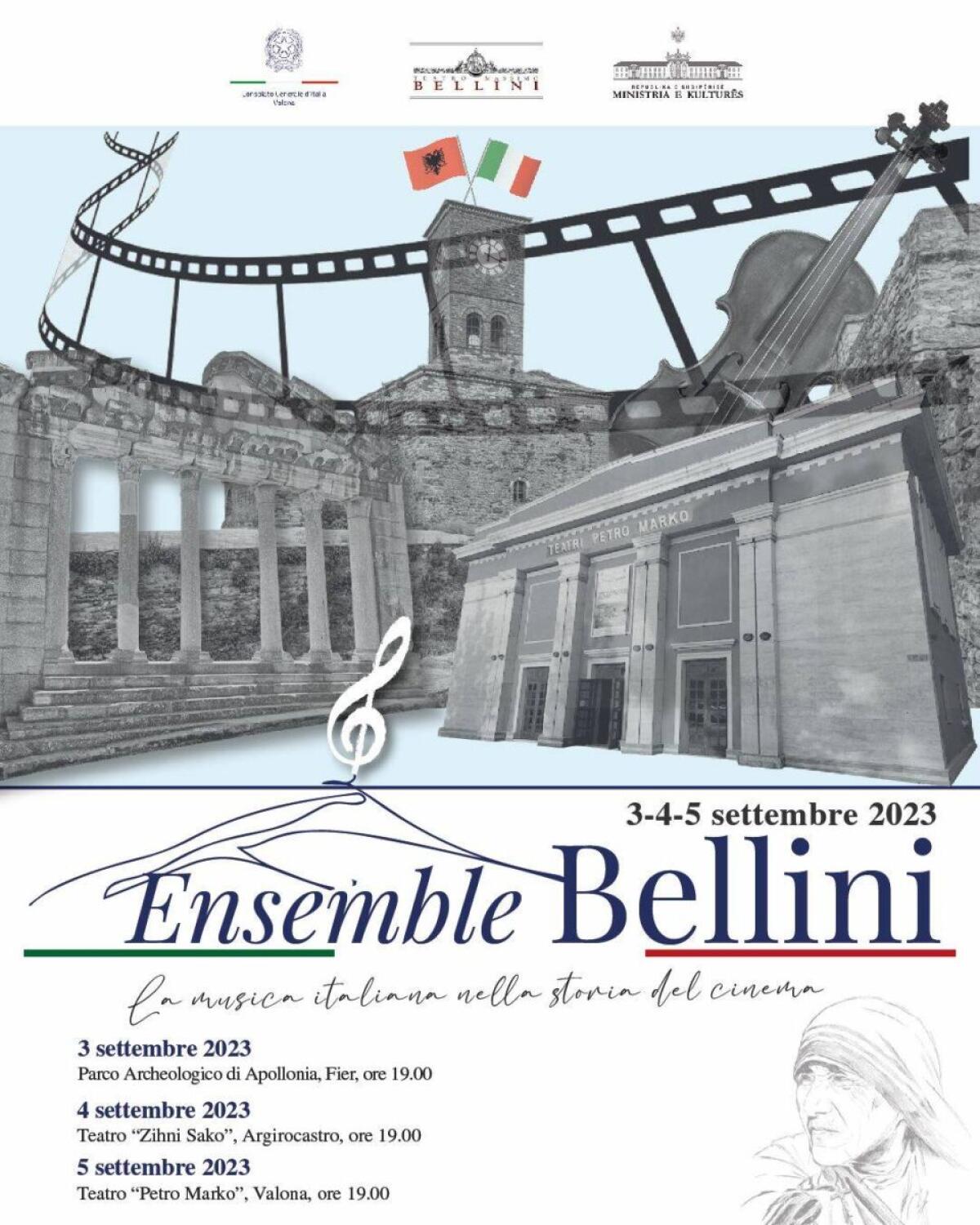 Ensemble Bellini porta la musica italiana al cinema: un evento imperdibile in Albania! - 