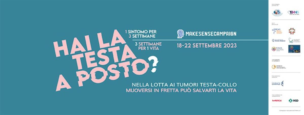 Visite gratuite di prevenzione per i tumori testa-collo al Policlinico di Catania: aderisci alla Make Sense Campaign 2023! - 